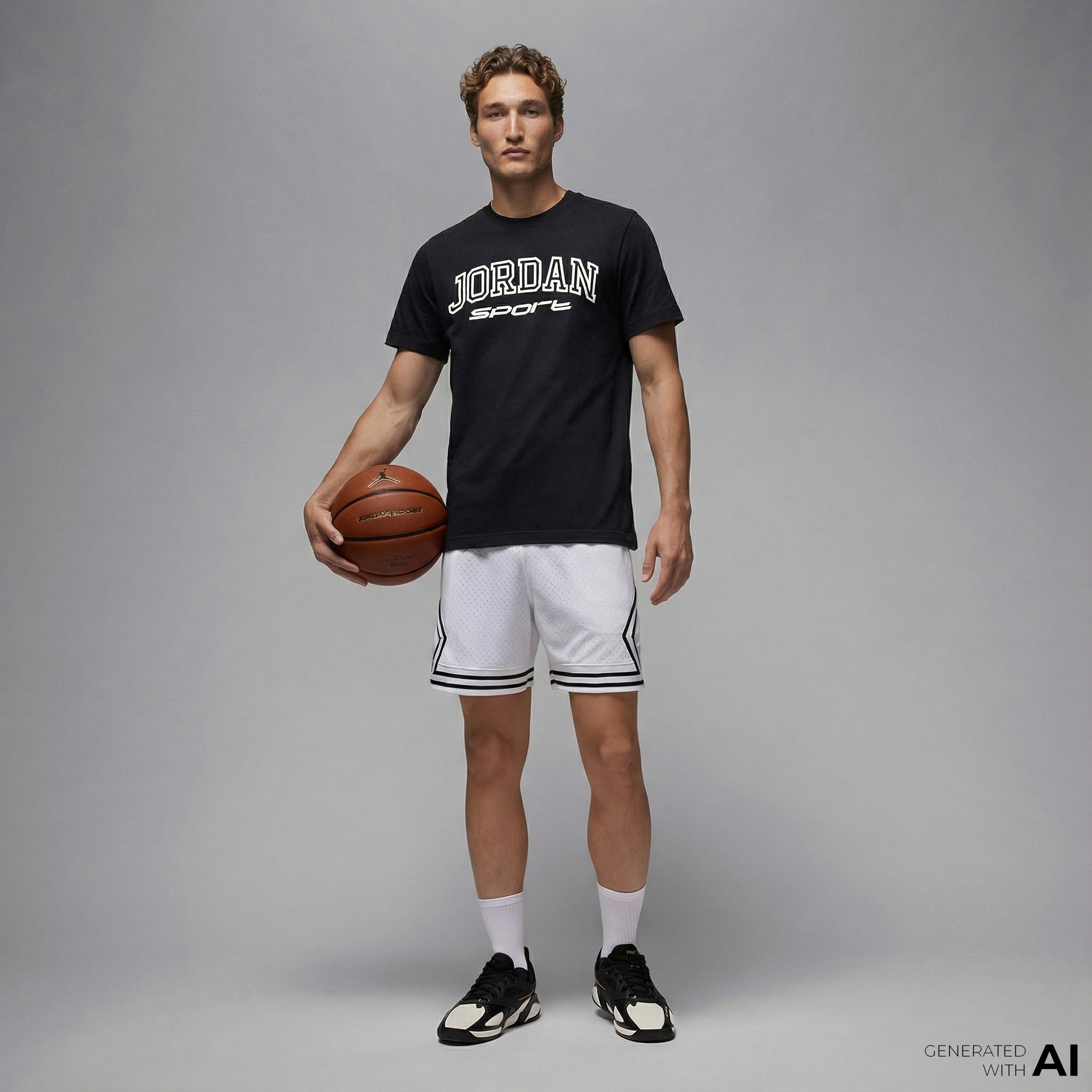 Jordan Dri-Fit Sport Diamond Erkek Beyaz Şort