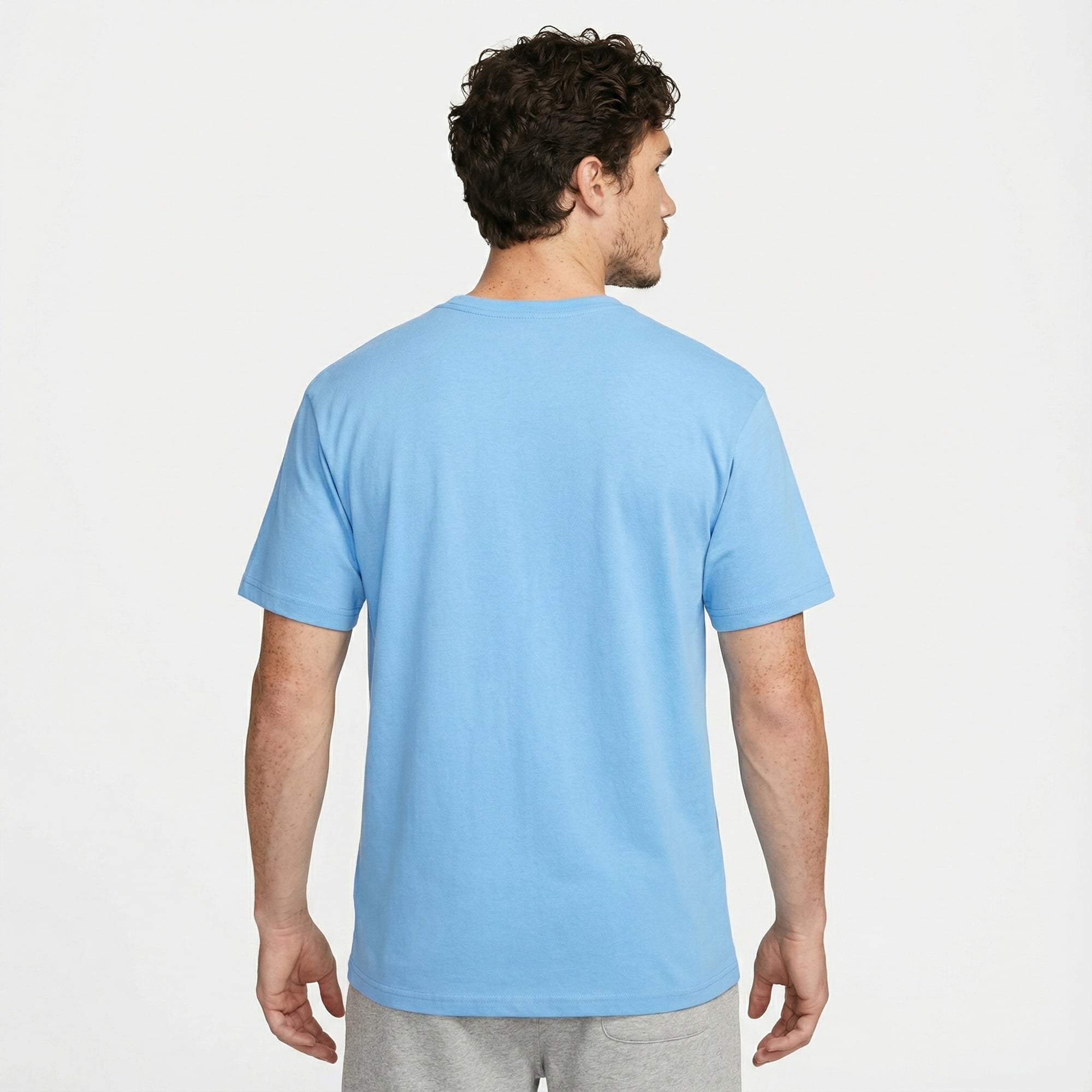 Nike Sportswear Premium Essentials Erkek Mavi T-Shirt