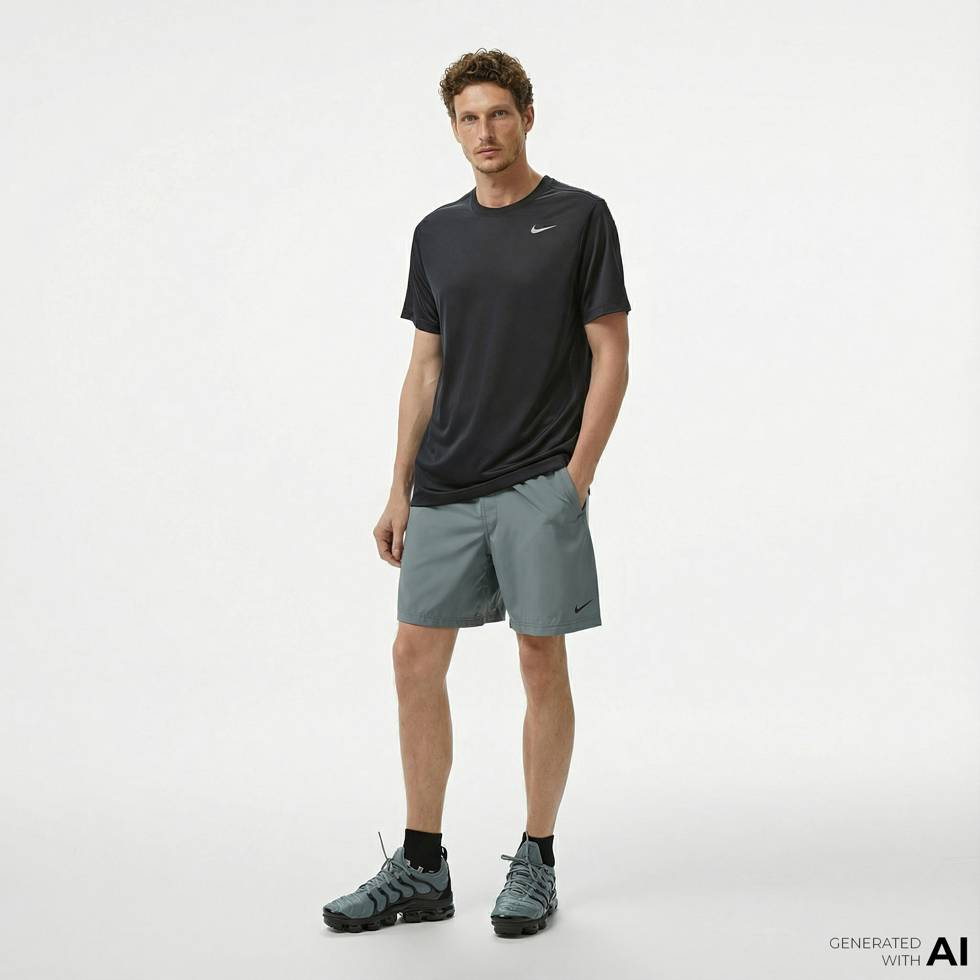  Nike Dri-Fit Form Erkek Gri Şort