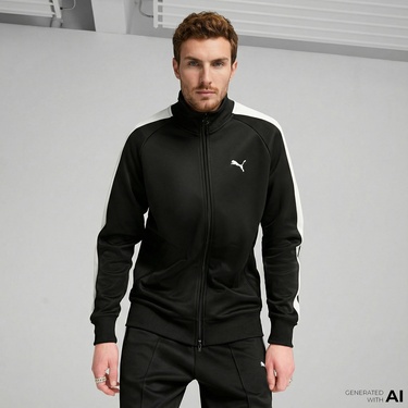  Puma T7 Always On Track Erkek Siyah Ceket