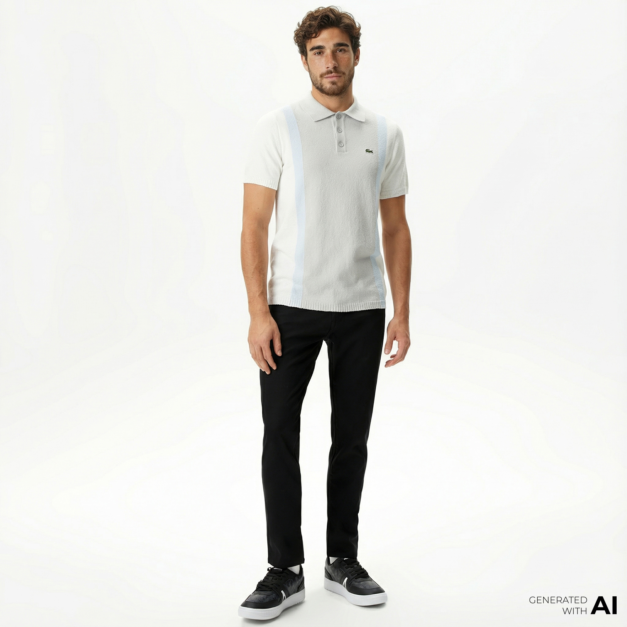  Lacoste Erkek Slim Fit Siyah Pantolon