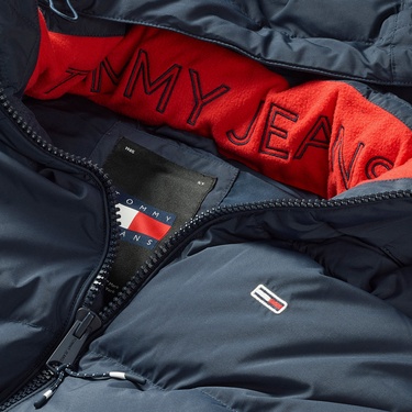  Tommy Jeans Erkek Lacivert Puffer Yelek