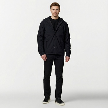  Boss Erkek Siyah Ceket