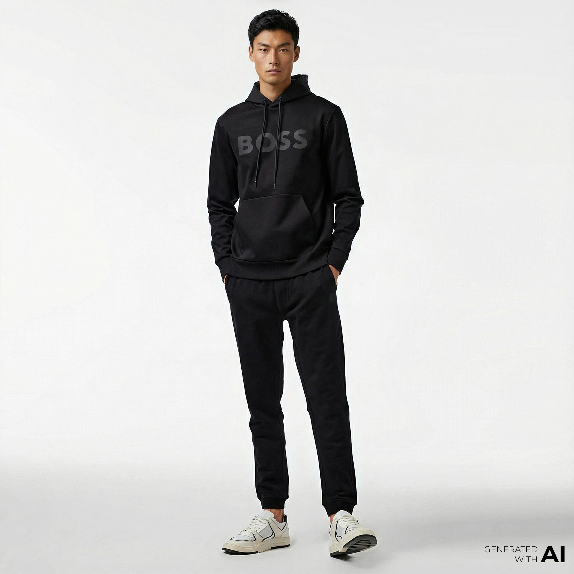 Boss Sestart Erkek Siyah Eşofman Altı