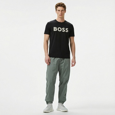  Boss Thinking Erkek Siyah T-Shirt