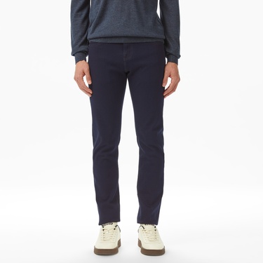  Lacoste Erkek Slim Fit Lacivert Jean Pantolon