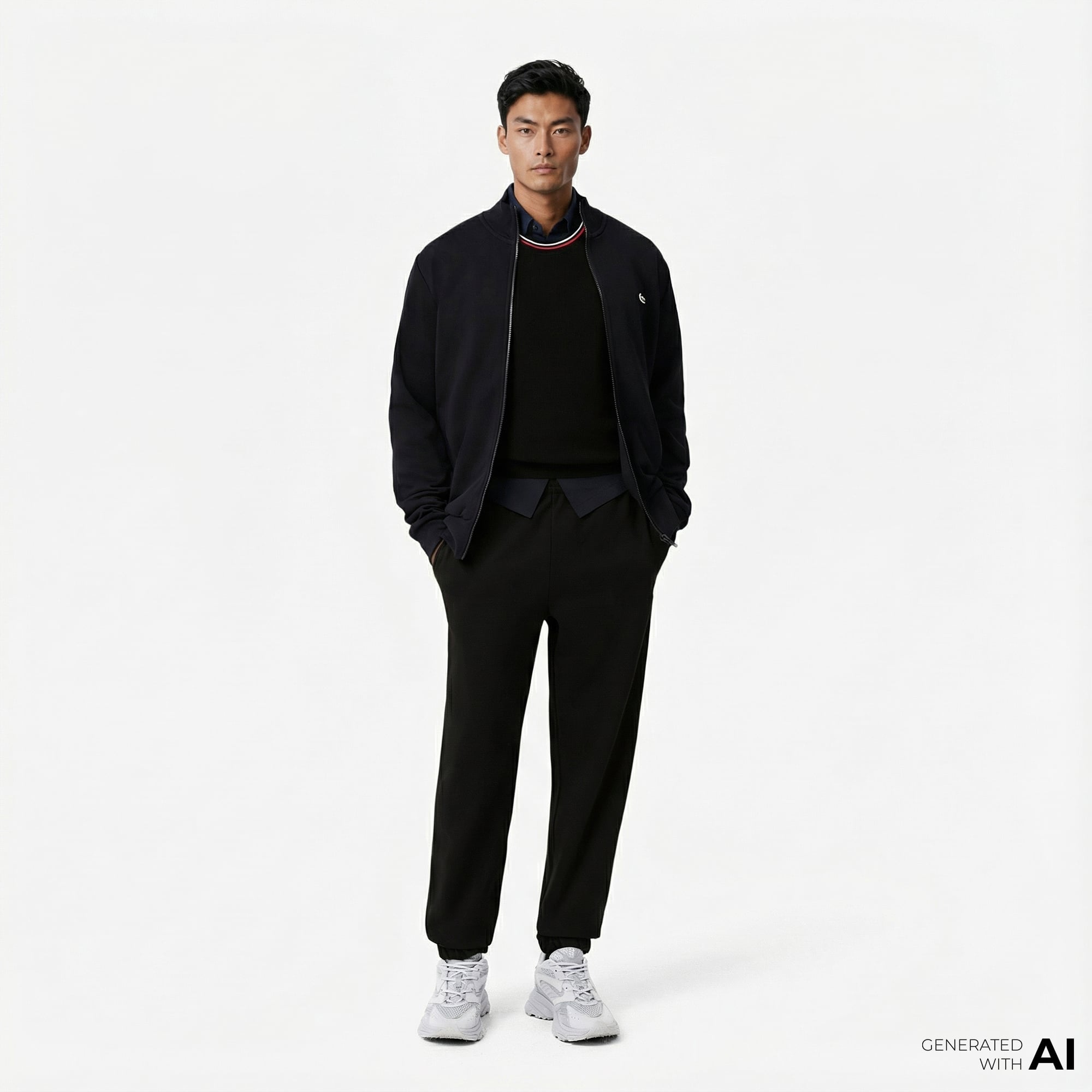  Lacoste Erkek Regular Fit Siyah Eşofman Altı