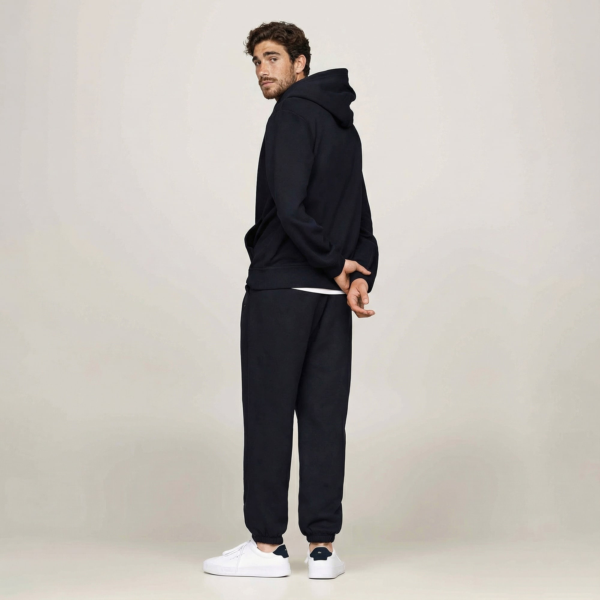 Tommy Hilfiger Erkek Lacivert Hoodie