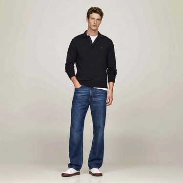  Tommy Hilfiger Erkek Mavi Triko