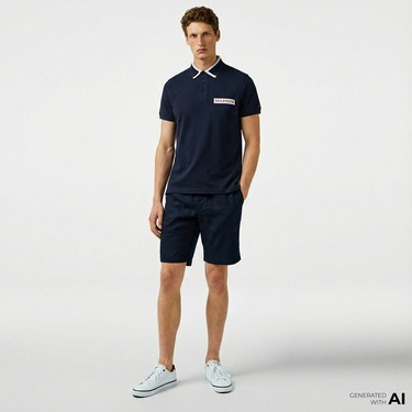  Tommy Hilfiger Erkek Lacivert Şort