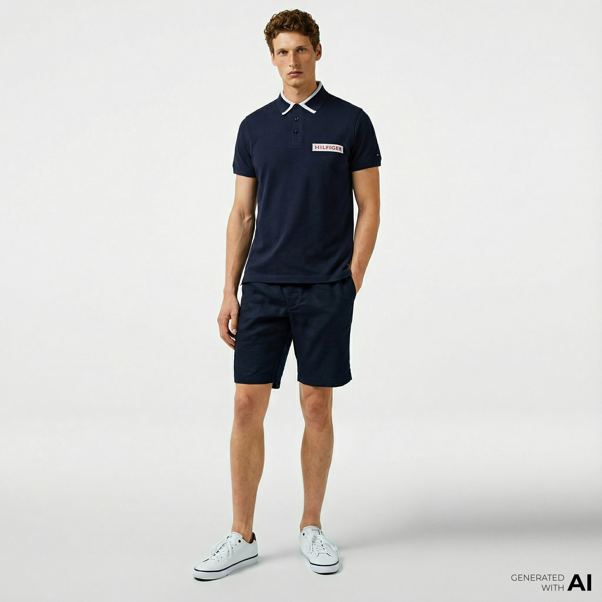  Tommy Hilfiger Erkek Lacivert Şort