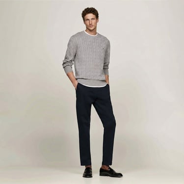  Tommy Hilfiger Erkek Triko Gri Kazak