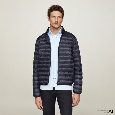  Tommy Hilfiger Erkek Mavi Mont