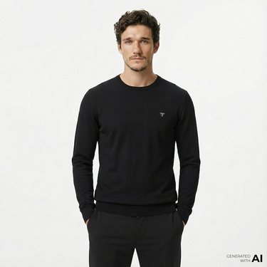  Guess Erkek Siyah Kazak