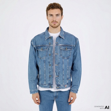  Guess Erkek Mavi Mont