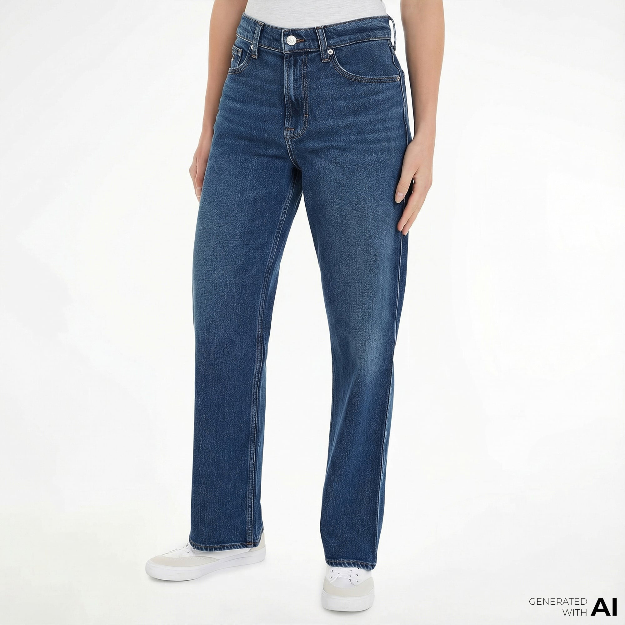 Tommy Jeans Kadın Mavi Jean