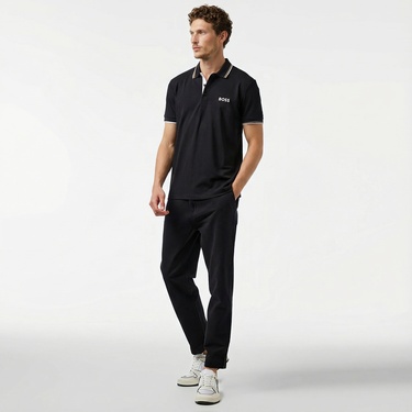  Boss Paddy Pro Erkek Siyah Polo