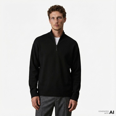  Calvin Klein Erkek Siyah Triko