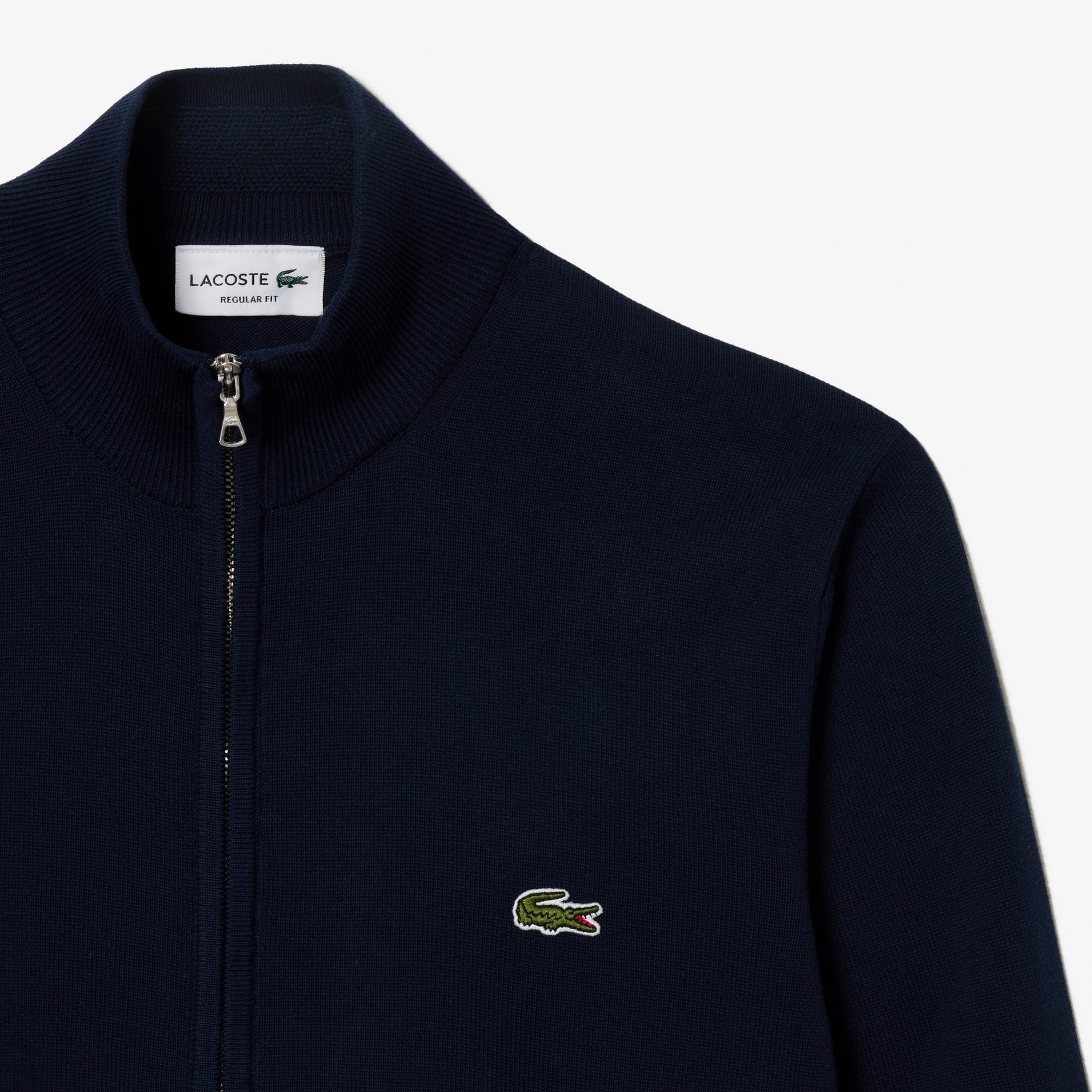 Lacoste Erkek Regular Fit Fermuarlı Lacivert Hırka