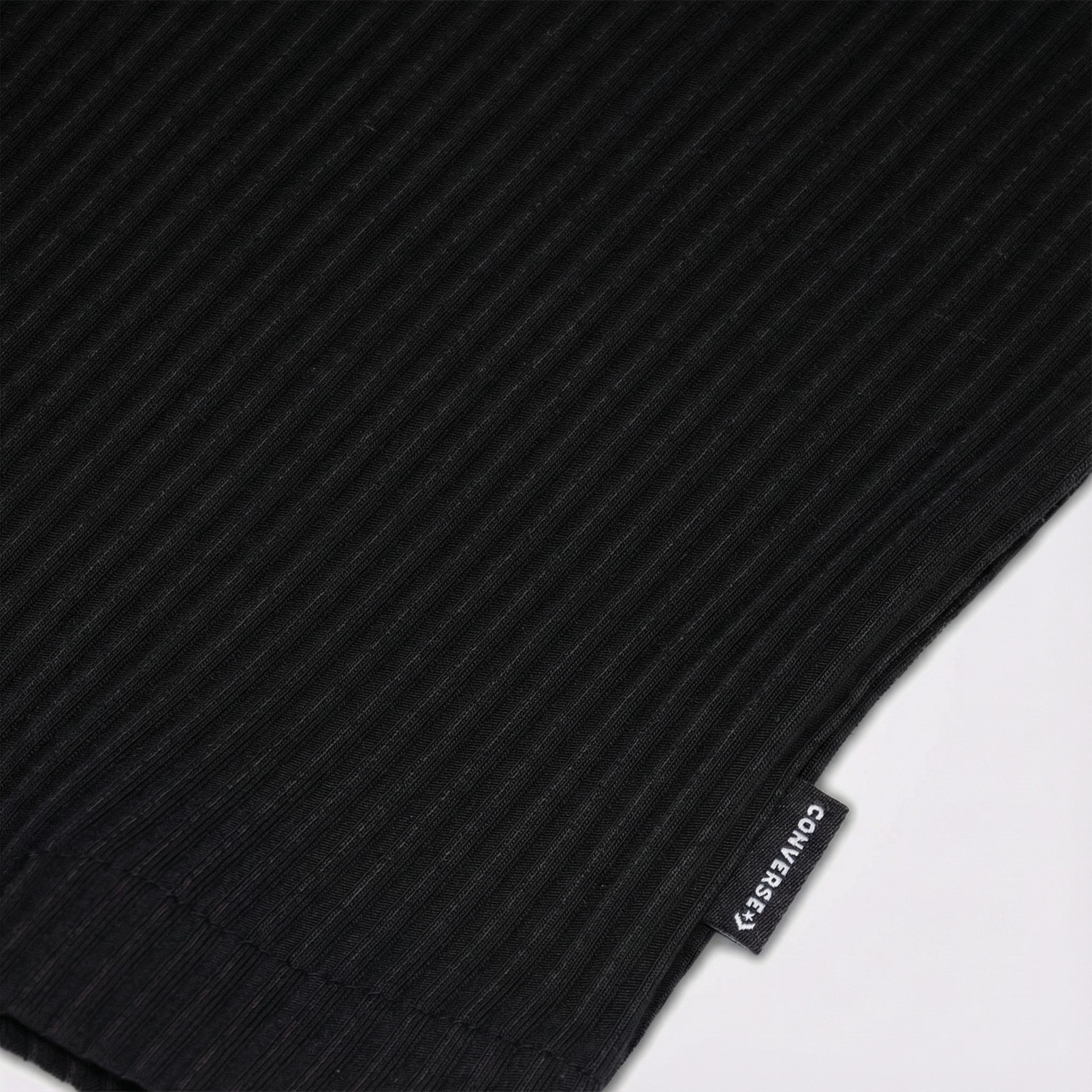 Converse Slim Fit Kadın Siyah Polo