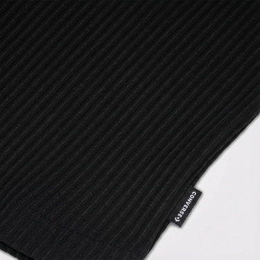  Converse Slim Fit Kadın Siyah Polo