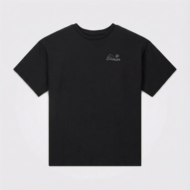  Converse Erkek Baskılı Siyah T-Shirt