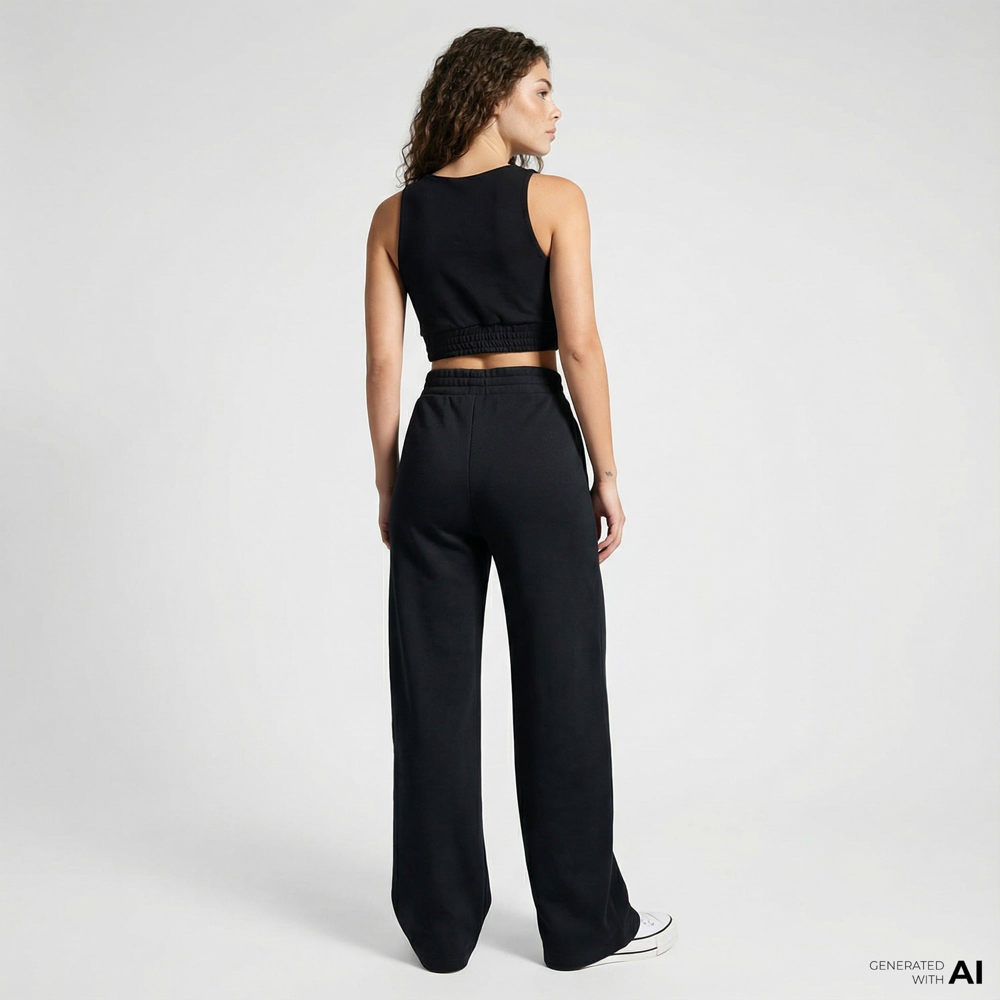 Converse Kadın Siyah Eşofman Altı