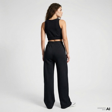  Converse Kadın Siyah Eşofman Altı