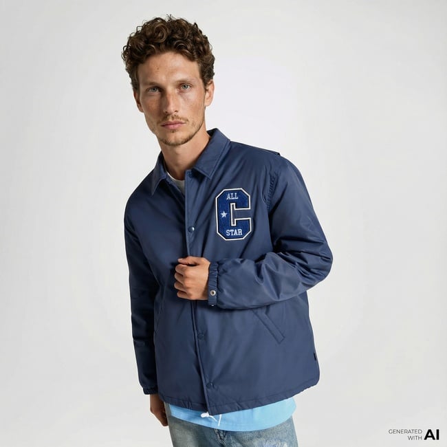  Converse Erkek Lacivert Yağmurluk