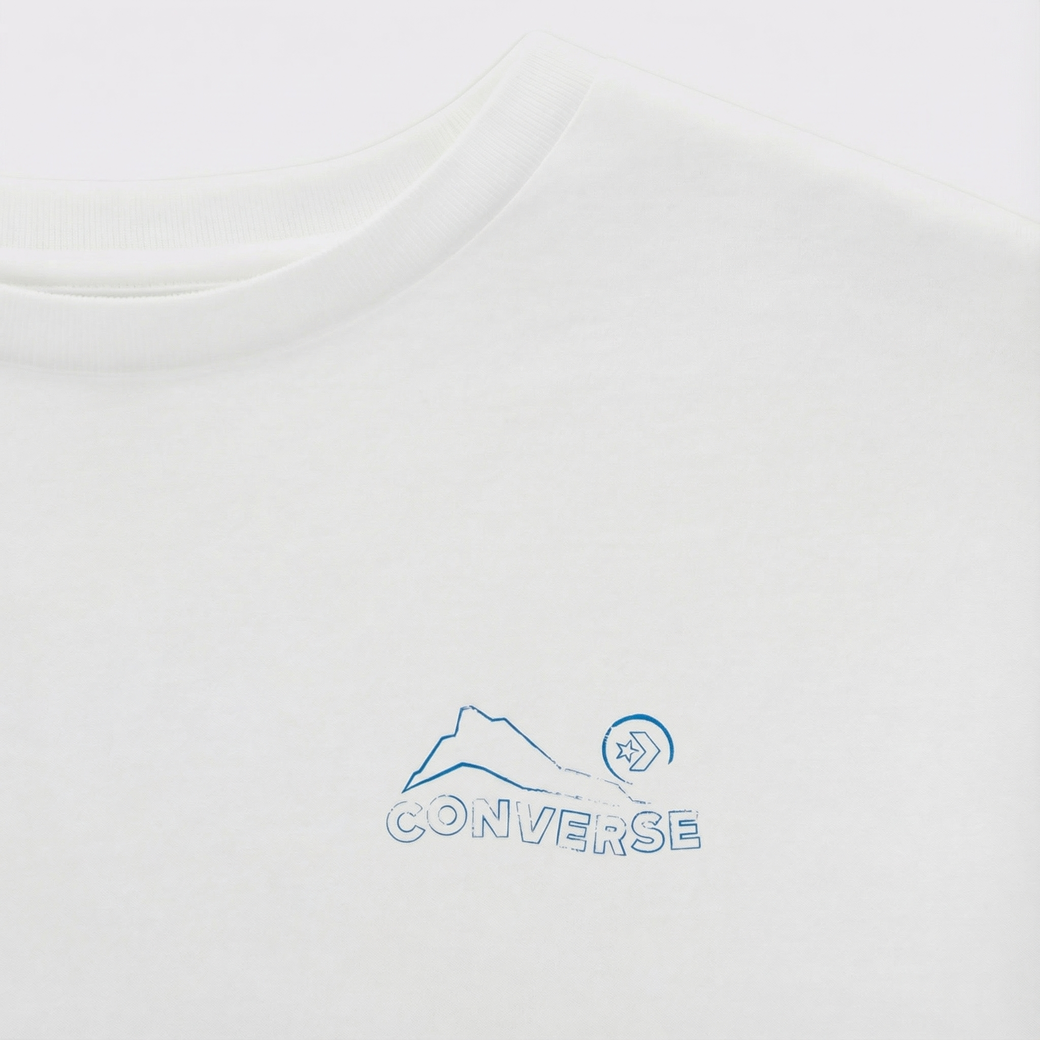  Converse Erkek Baskılı Beyaz T-Shirt