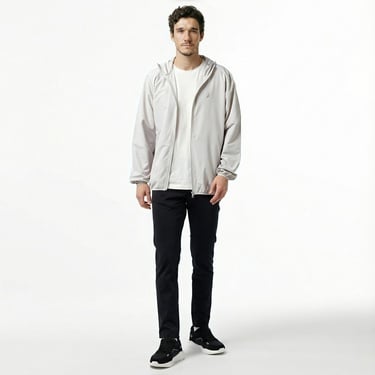  Nautica Erkek Gri Yağmurluk