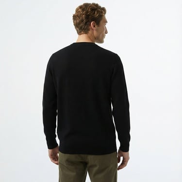  Nautica Erkek Siyah Regular Fit Hırka