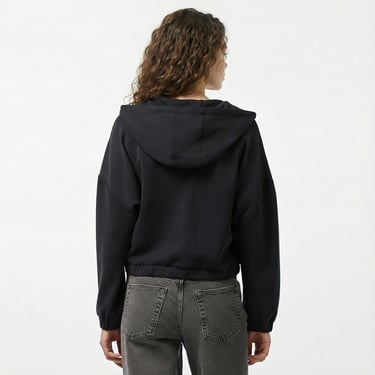  Nautica Kadın Siyah Regular Fit Sweatshirt