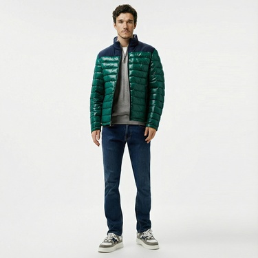  Nautica Erkek Yeşil & Lacivert Mont