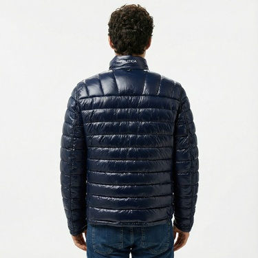  Nautica Erkek Yeşil & Lacivert Mont