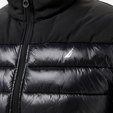  Nautica Erkek Siyah Çift Taraflı Mont