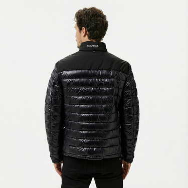  Nautica Erkek Siyah Çift Taraflı Mont