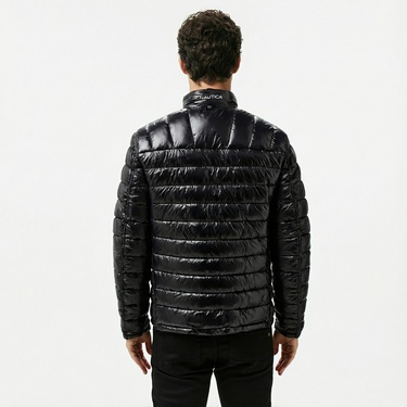  Nautica Erkek Siyah Çift Taraflı Mont