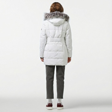  Nautica Kadın Beyaz Mont