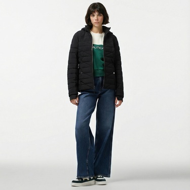  Nautica Kadın Siyah Mont