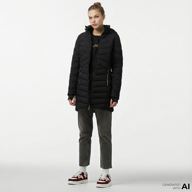  Nautica Kadın Siyah Mont