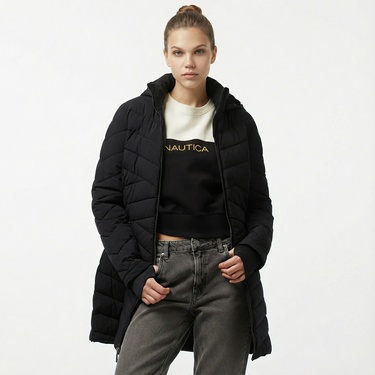  Nautica Kadın Siyah Mont
