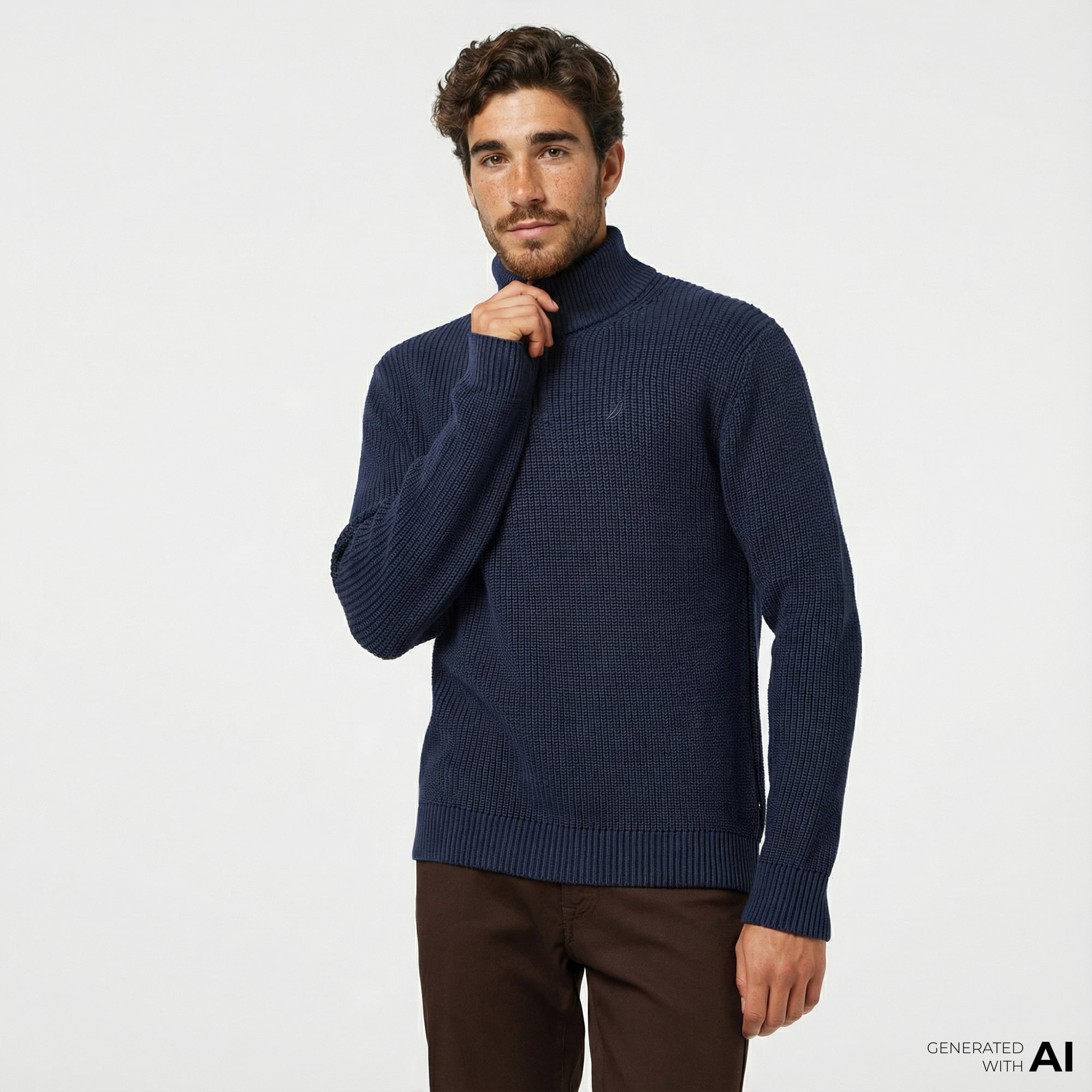  Nautica Erkek Lacivert Regular Fit Kazak