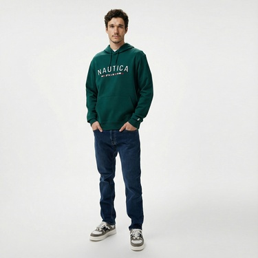  Nautica Erkek Yeşil Regular Fit Sweatshirt