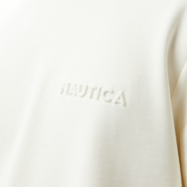  Nautica Erkek Beyaz Regular Fit Sweatshirt