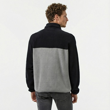  Nautica Erkek Siyah Regular Fit Polar Sweatshirt