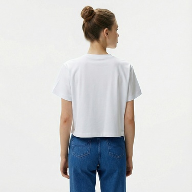  Nautica Kadın Beyaz Kısa Kollu T-Shirt