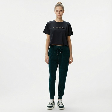  Nautica Kadın Siyah Kısa Kollu T-Shirt