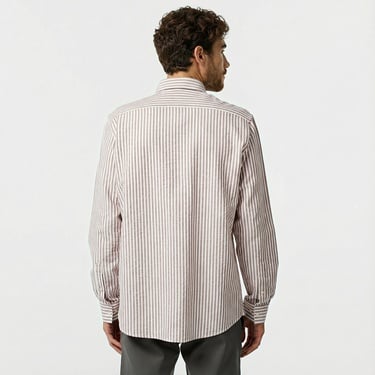  Nautica Erkek Bordo Classic Fit Gömlek