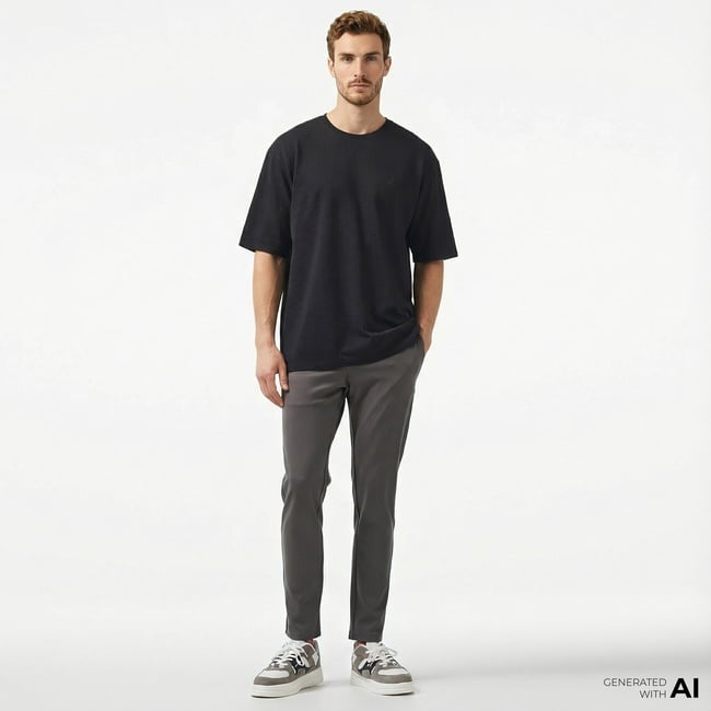  Nautica Erkek Gri Jogger Fit Pantolon